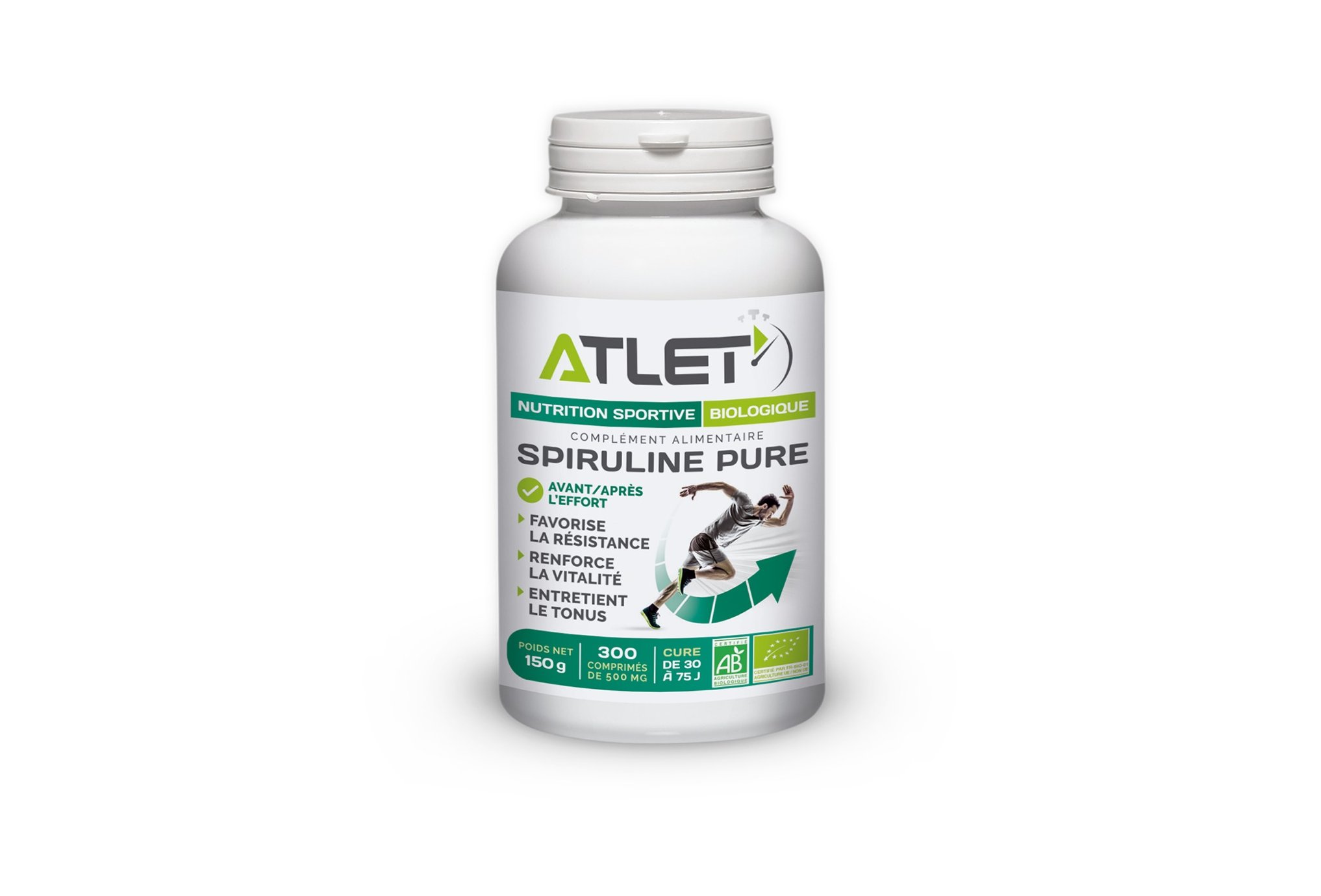 Atlet Spiruline Pure Diététique Compléments