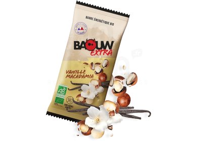 Baouw Barre nergtique bio Extra - Vanille - Macadamia 