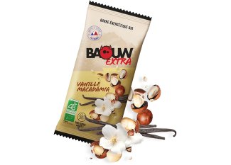 Baouw Barre énergétique bio Extra - Vanille - Macadamia