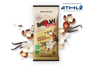 Baouw Bio-Energieriegel Extra - Vanille - Macadamia