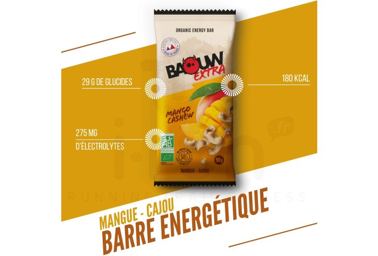 Baouw Barra energ�tica bio Extra Mangue - Caju