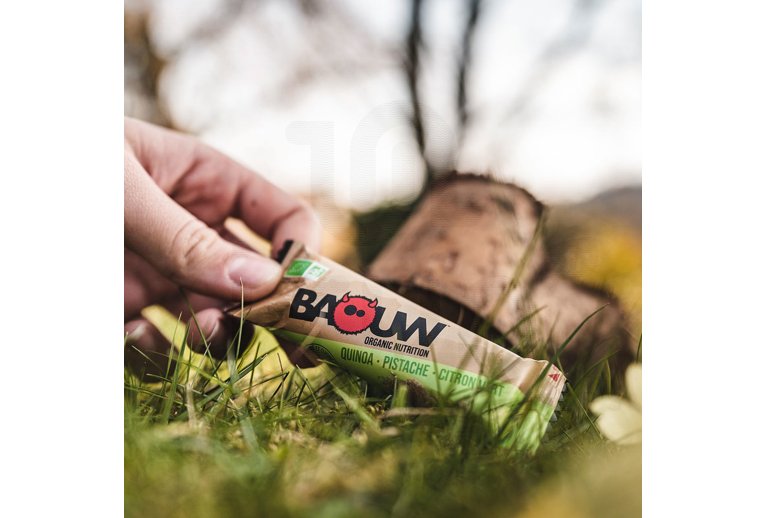 Baouw Barre nutritionnelle bio - Quinoa  - Pistache - Citron vert