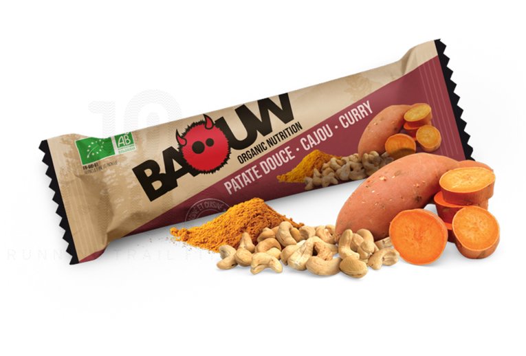 Baouw Barre nutritionnelle bio - Patate douce - Cajou - Curry