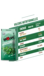 Baouw Boisson isotonique Menthe - M�lisse 45 g