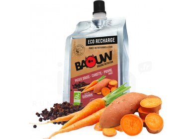 Baouw Eco recharge XXL pure nutritionnelle bio - Patate douce - Carotte - Poivre Timut 