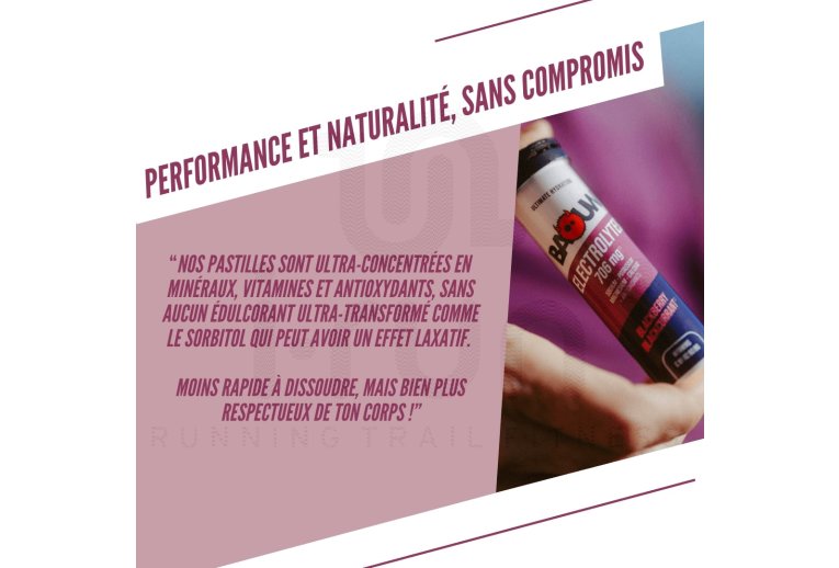 Baouw pastillas efervescentes de electrolitos Mora - Grosella Negra