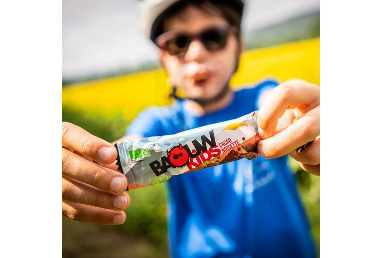 Baouw tui 3 barres nutritionnelles bio - Cacao - Noisette - KIDS