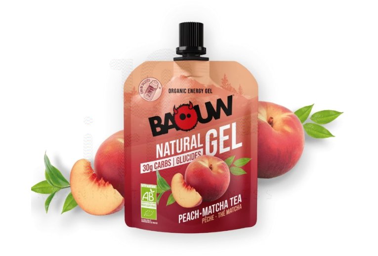 Baouw Bio-Naturgel - Pfirsich - Matcha-Tee