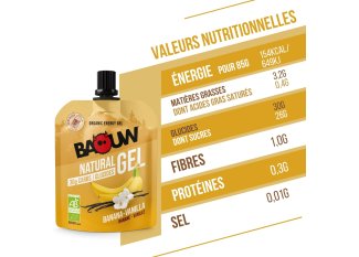 Baouw Gel naturel bio - Banane - Vanille