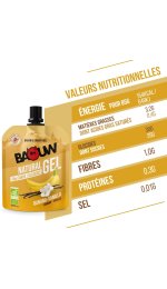 Baouw Gel naturel bio - Banane - Vanille
