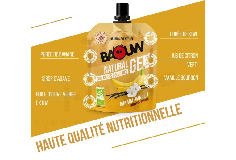 Baouw Gel natural bio - Banana - Baunilha