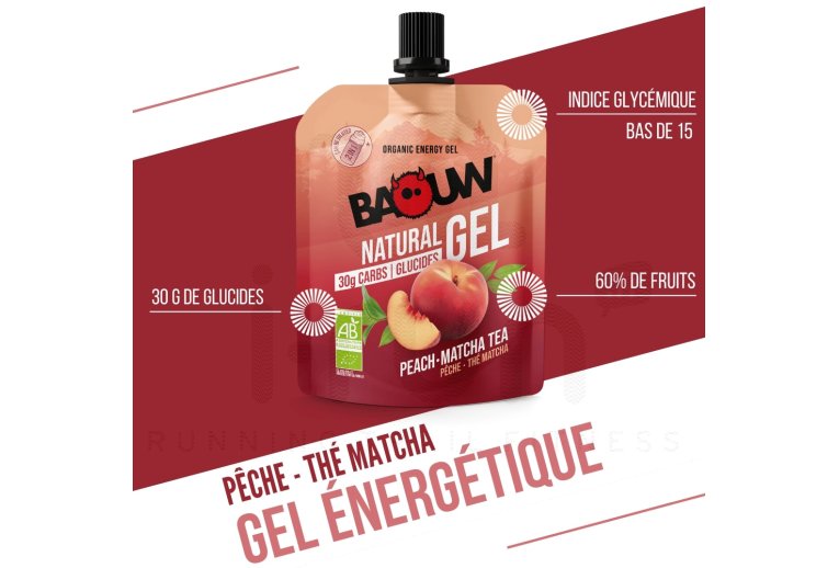 Baouw Gel natural bio - Pssego - Ch matcha
