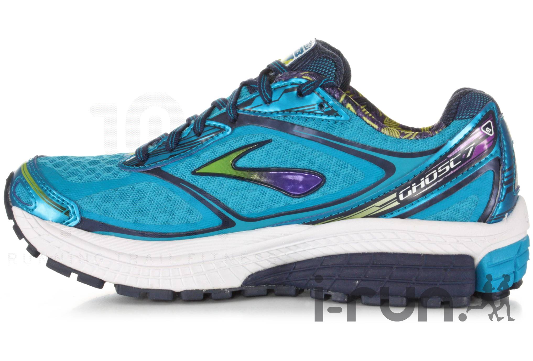 Chaussures De Running Brooks Ghost 4 Femme - US 11.5 B - Bleu Vert Menthe - Occasion