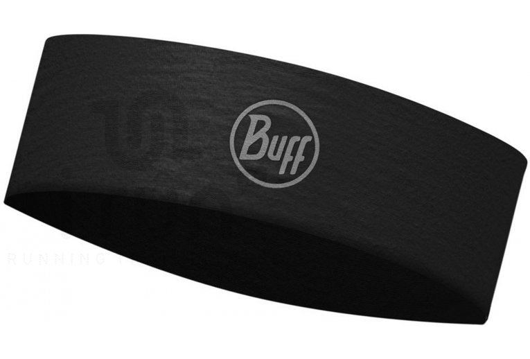 Buff cinta para el pelo Coolnet UV+ Slim Headband R-Solid Black