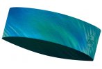 Buff cinta para el pelo Coolnet UV+ Slim Headband Ray Shining Turquoise