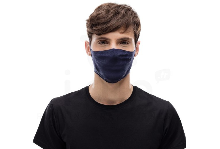 Buff mascarilla con filtro Solid Night Blue