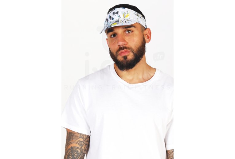 Buff Pack Run Visor Ipe White