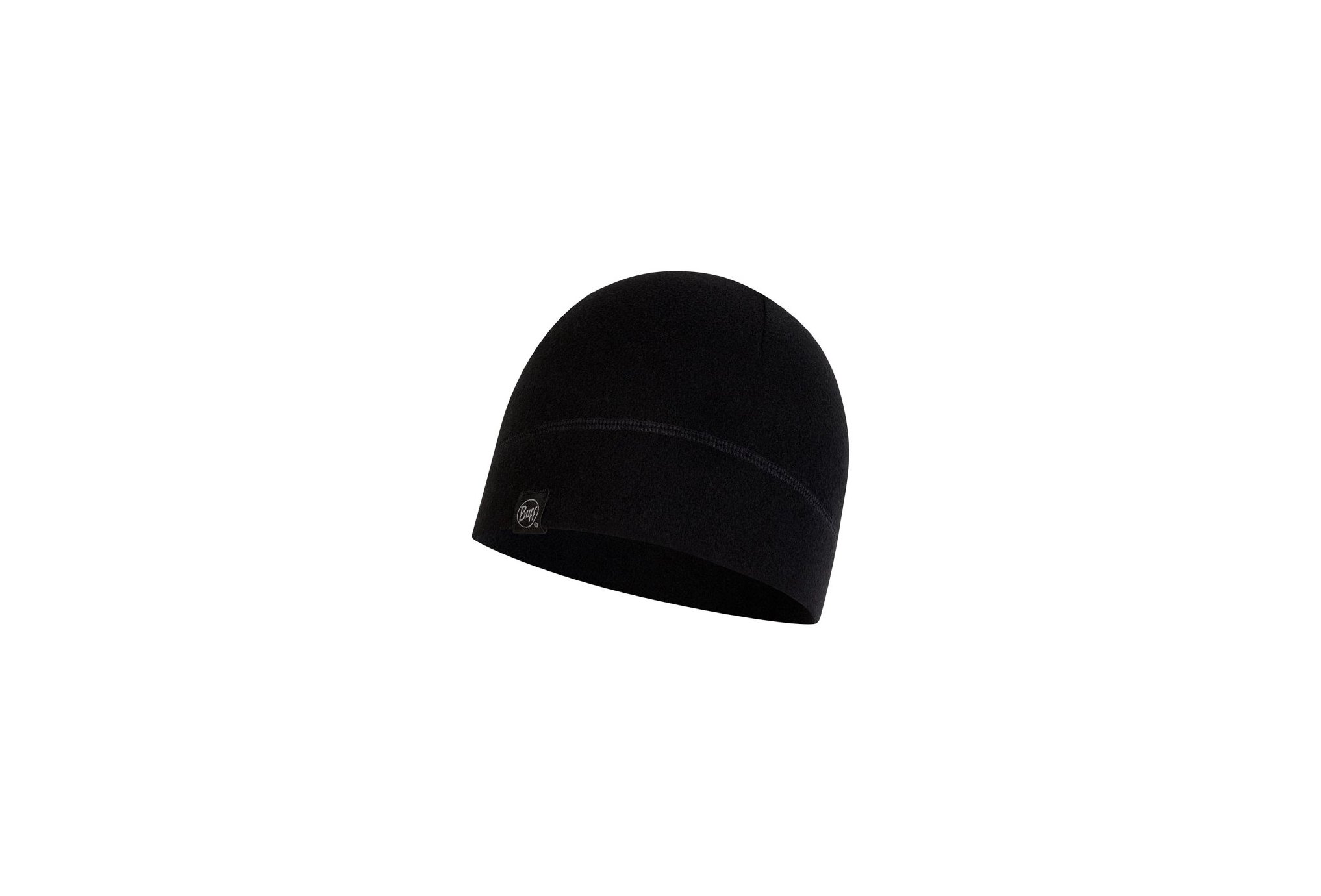 Buff Polar Solid Black Bonnets / Gants