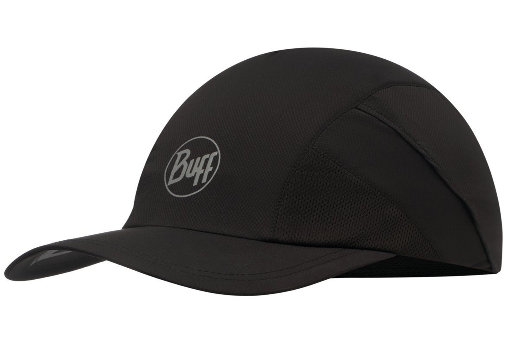 Buff Pro Run Cap R-Solid Black Casquettes / bandeaux