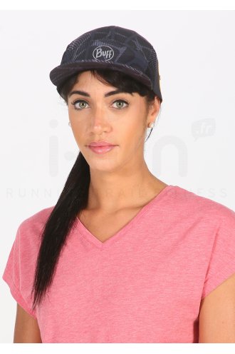 Buff Run Cap Apex Black Noir
