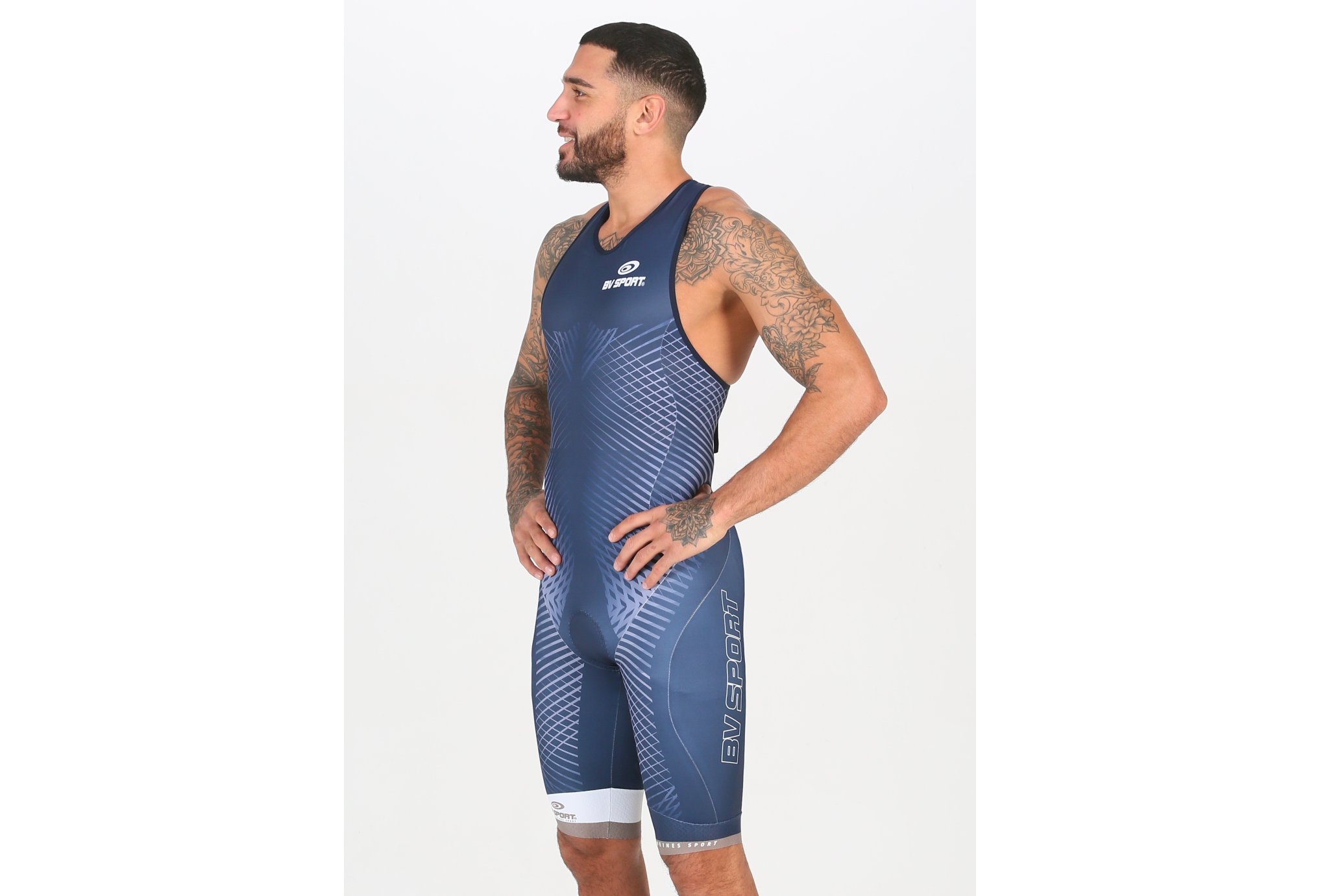 BV Sport Combinaison Triathlon 3x100 M vêtement running homme