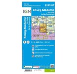 Carte IGN Bourg-Madame 2249OT