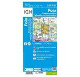 Carte IGN Foix 2147ET