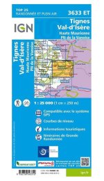 Carte IGN Tignes Val-d'Is�re 3633ET