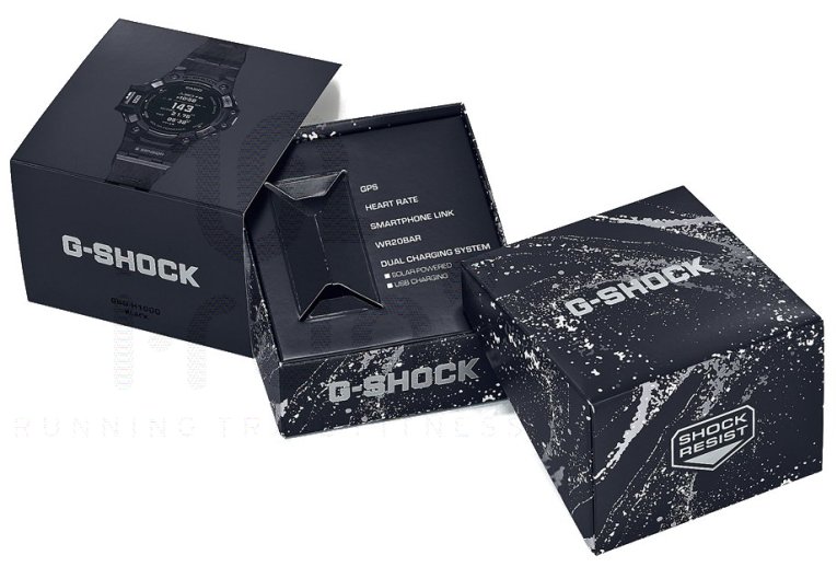 Casio G-SQUAD HR GBD-H1000-1ER et sac tanche G-Shock offert