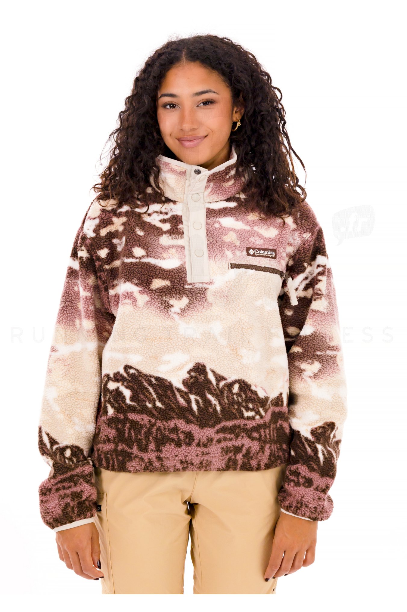 Columbia Helvetia II Printed Cropped Damen
