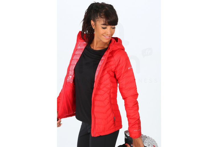 Columbia Powder Lite rojo chaqueta outdoor mujer
