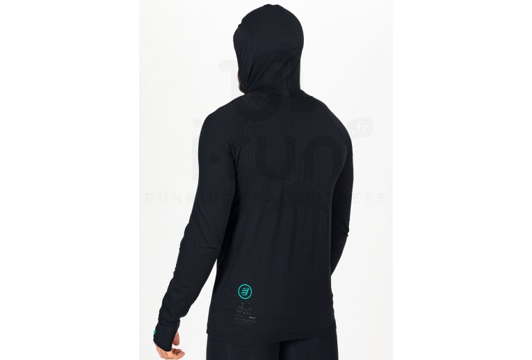 Compressport 3D Thermo Seamless Hoodie Black Edition 2021 Herren