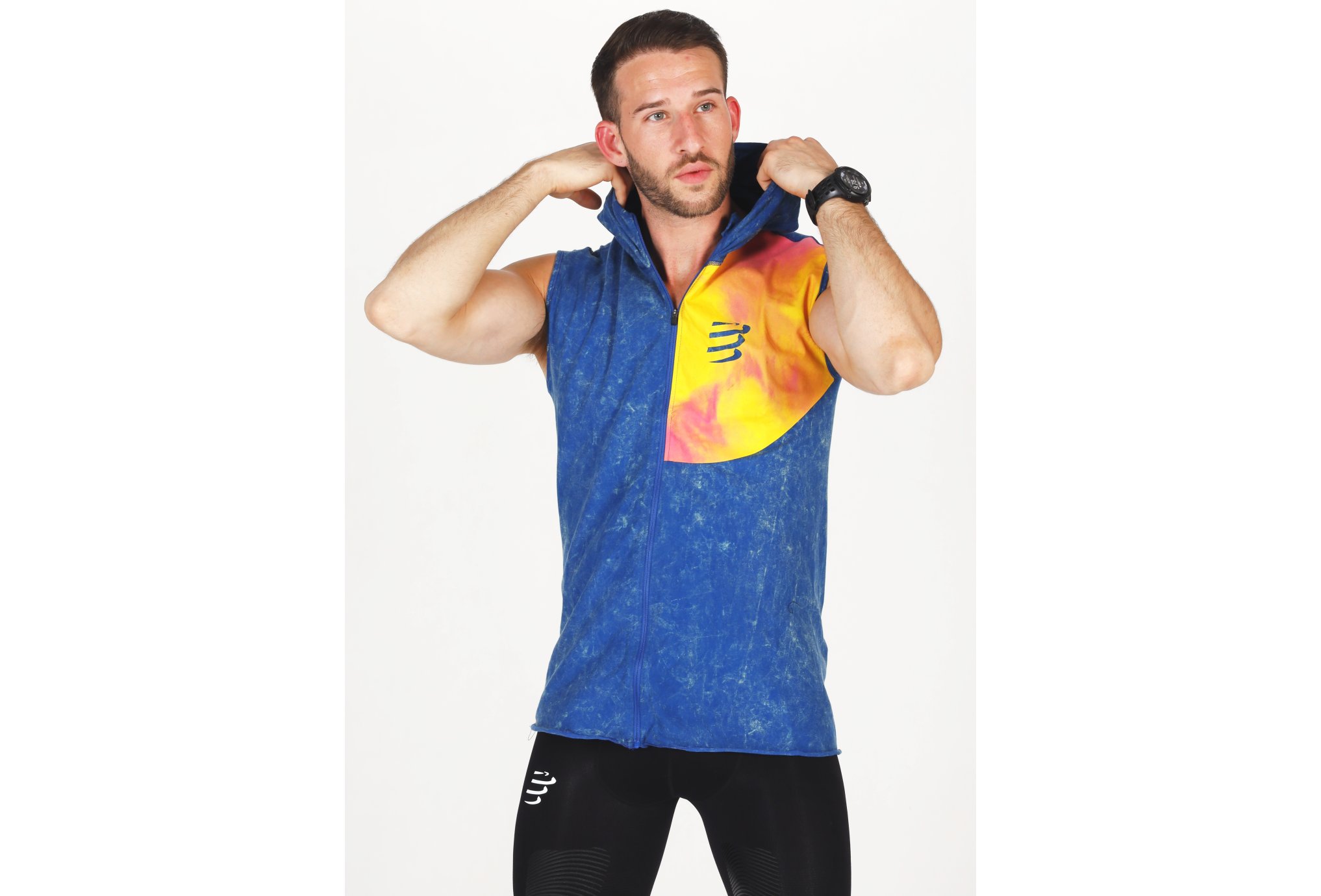 Compressport 3D Thermo Seamless Kona M vêtement running homme