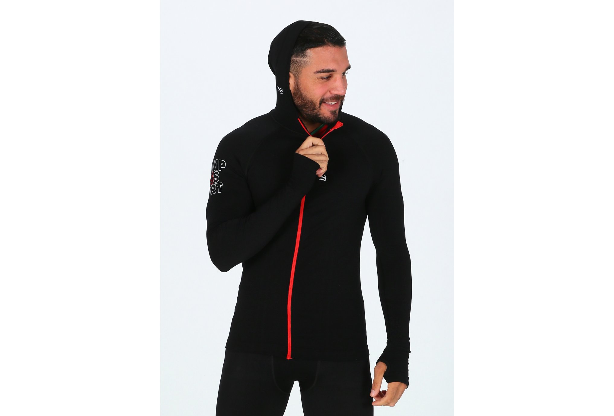 Compressport 3D Thermo Seamless Woodpulp M Diététique Vêtements homme