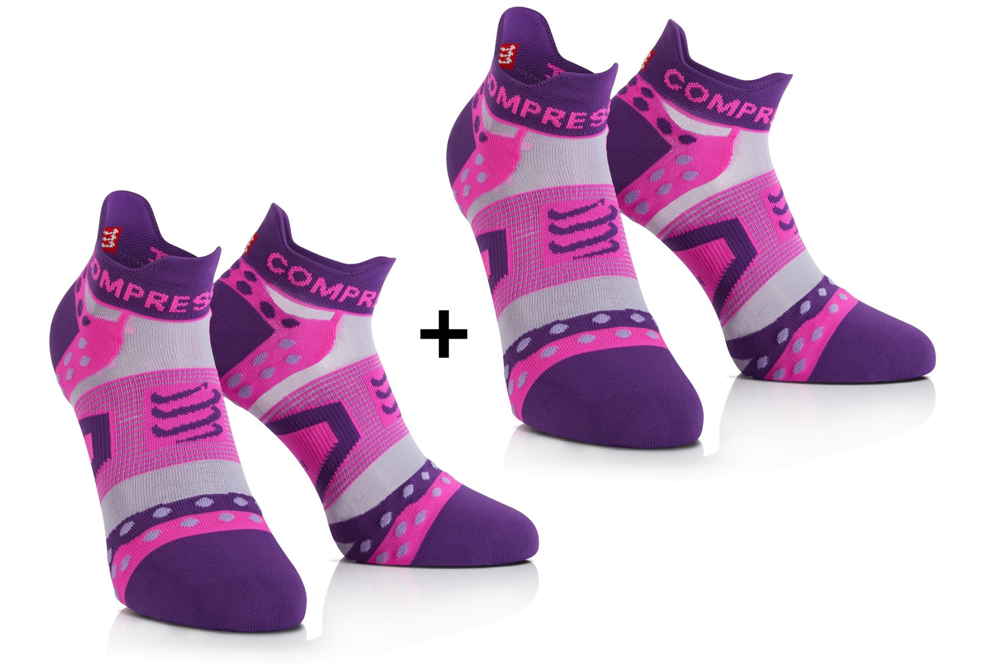 Compressport Pack Pro Racing Ultra Light Run Low Chaussettes