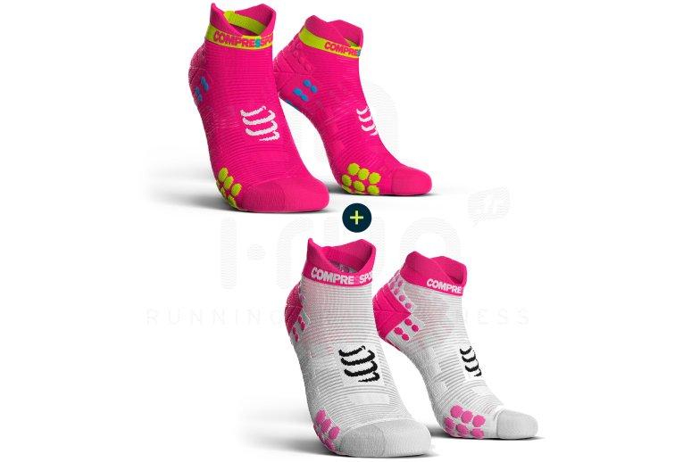 Compressport pack de calcetines Pro Racing V 3.0 Ultra Light Run Low