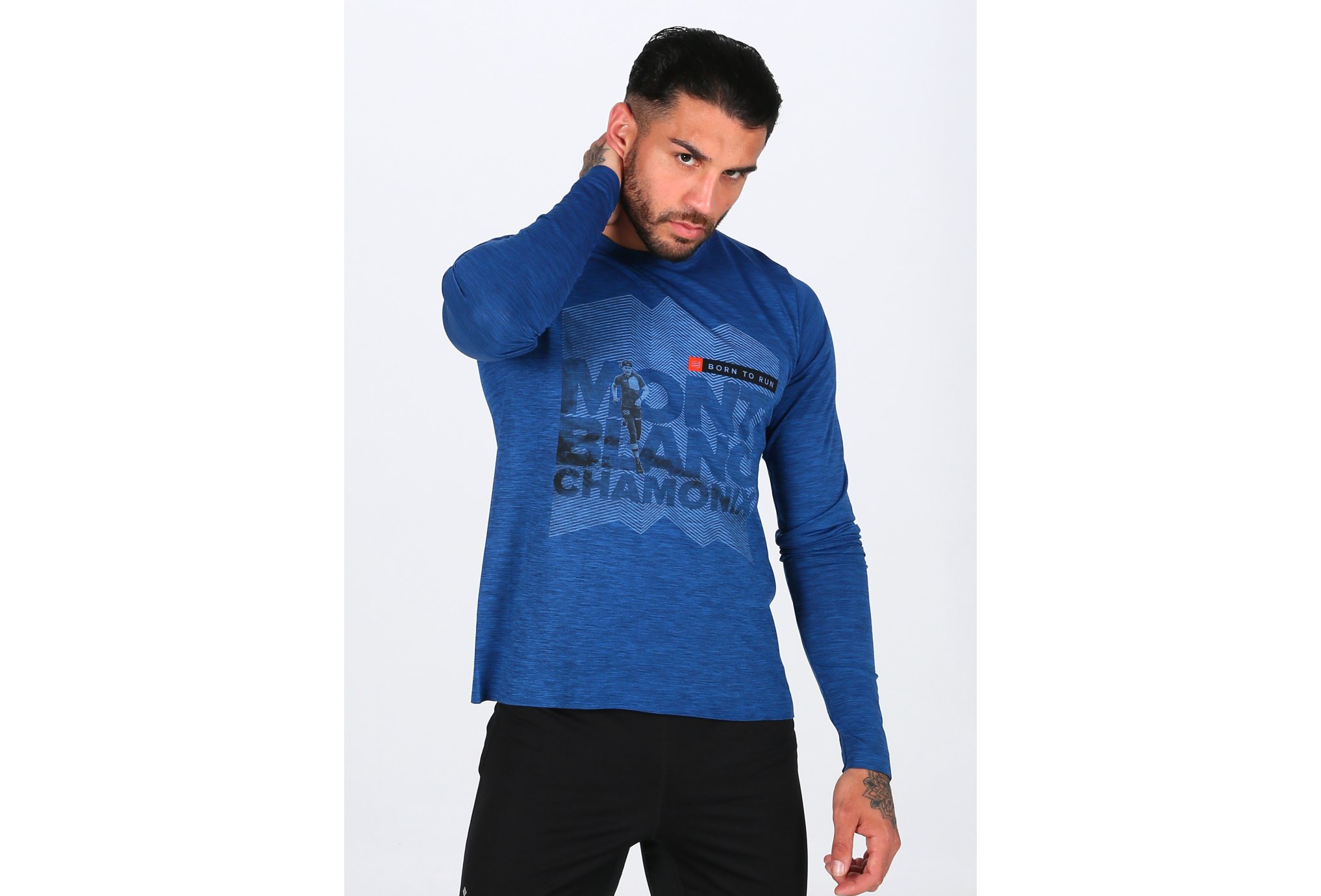 Compressport Training Tshirt Mont Blanc 2018 M vêtement running homme