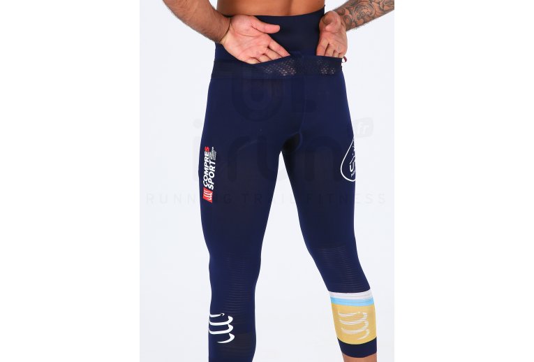 Compressport Mallas 3/4 Ultra Trail Pirate UTMB