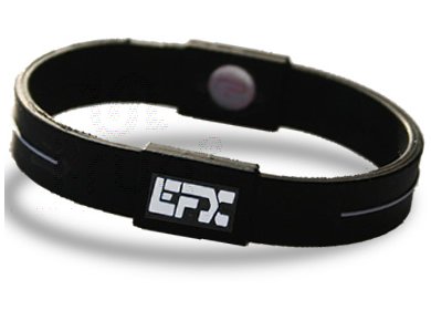 EFX Bracelet d'quilibre 2 Hologrammes noir/blanc 