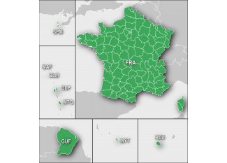 Garmin Carte topographique v6 PRO - France entière et DROM-COM
