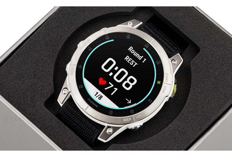 Garmin EPIX Gen 2 Sapphire Titanium - 47 mm + UltraFit 2 Nylonarmband 22 mm