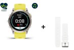 Garmin EPIX Gen 2 Sapphire Titanium - 47 MM + QUICKFIT 22 MM SILICONE STRAP