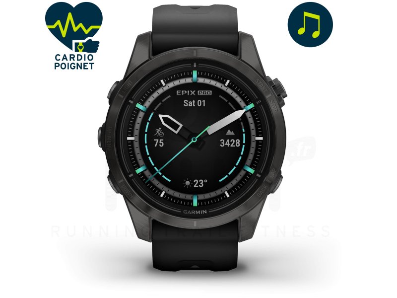 Garmin EPIX Pro Gen 2 Sapphire Titane 42 mm pas cher