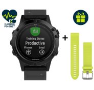 Garmin Fenix 5 GPS Multisport Sapphire + Bracelet QuickFit