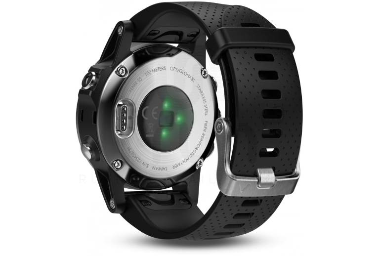Montre GPS Garmin Fenix 5 Reconditionnée - Multisports Cardio Poignet - Gris/Noir