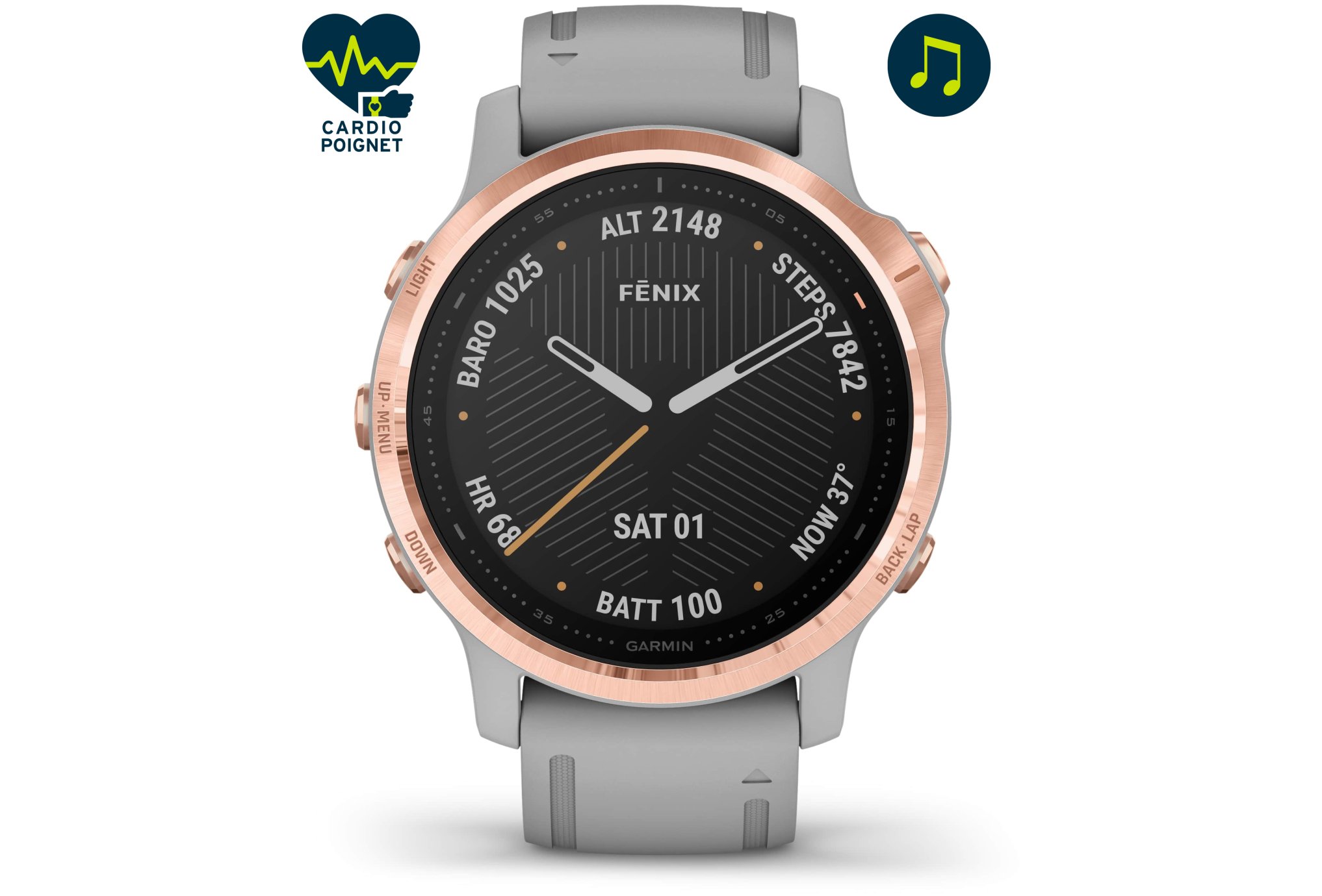 Garmin Fenix 6S Sapphire Cardio-Gps