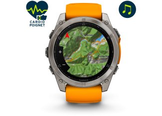 Garmin Fenix 8 AMOLED Sapphire Titane 51mm