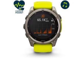 Garmin Fenix 8 Solar Sapphire Titane 51mm