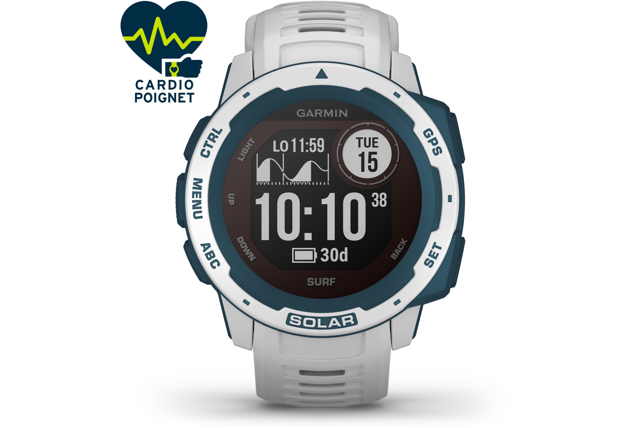Garmin Instinct Solar Surf Edition Cardio-Gps