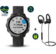 Garmin Pack Forerunner 645 Music + Casque Jabra Step Wireless